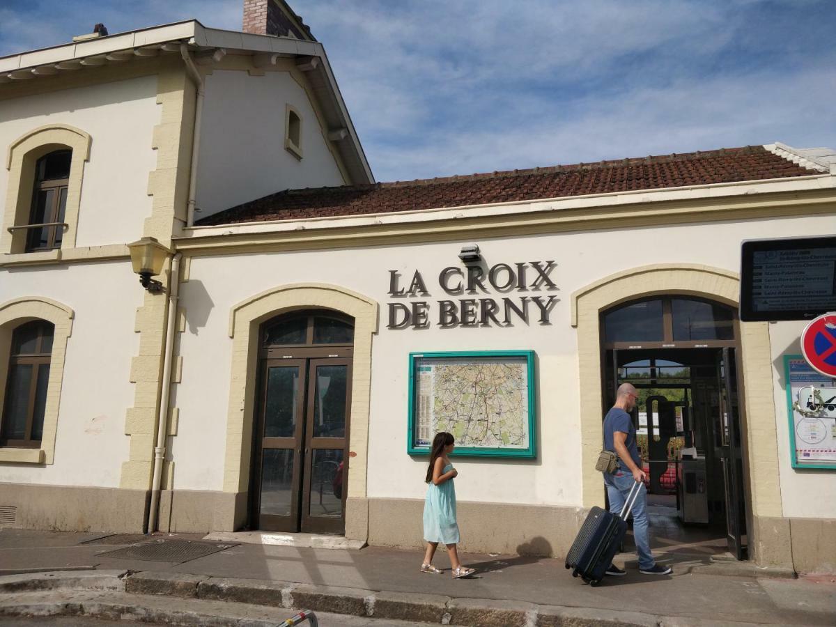 Le Parisien T1Antony-Berny By Beds4Wanderlust - 35M2 Avec Balcon - Aeroport Orly 5Miles - Train Station Rer B Orlyval 1Mile Lägenhet Exteriör bild